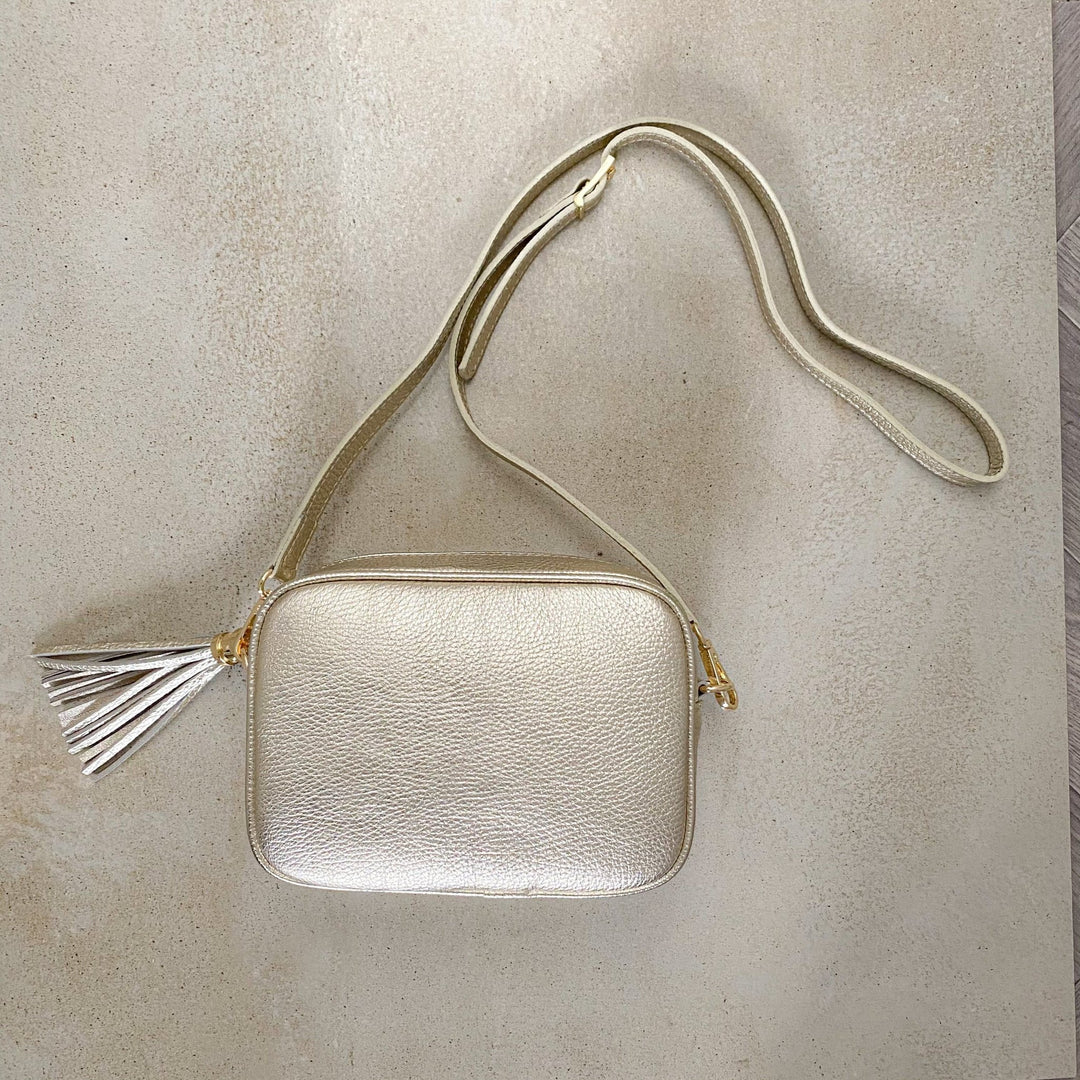 Saskia Personalised Leather Crossbody Bag - OLIVIA AND GRAY LTD