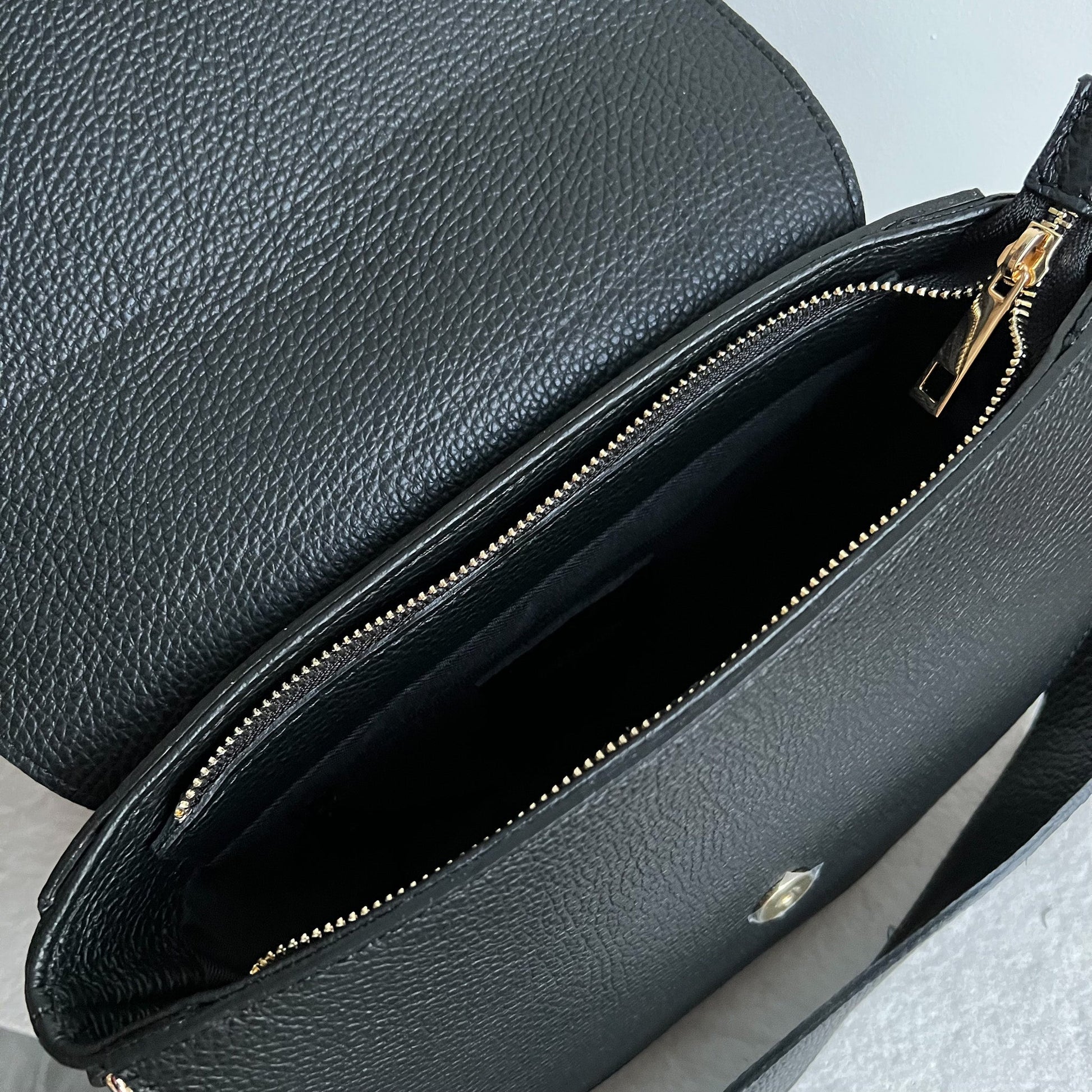 Serena Personalised Saddle Leather Crossbody Bag - OLIVIA AND GRAY LTD